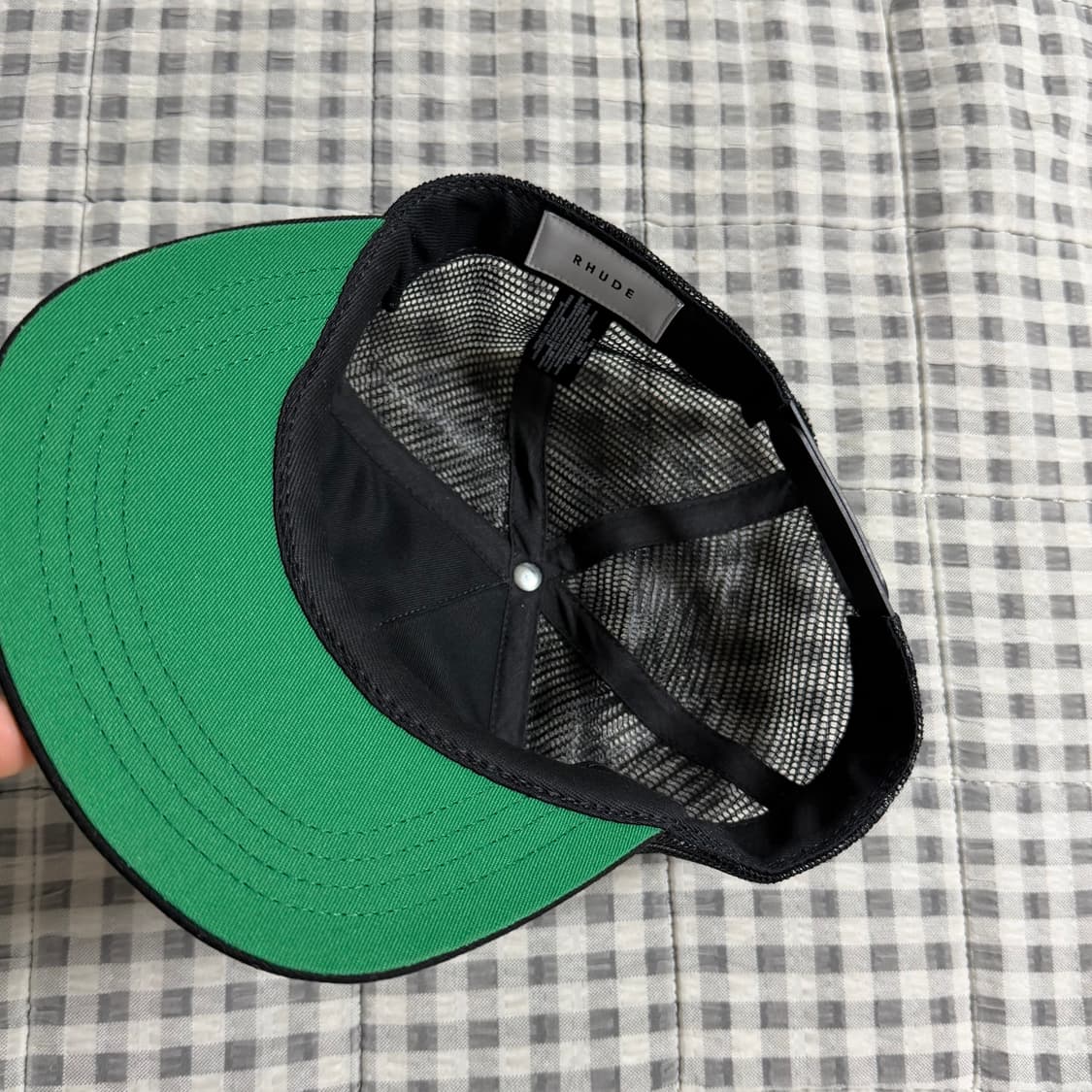 (OS) Rhude 루드 트러커 캡 블랙  상품이미지4