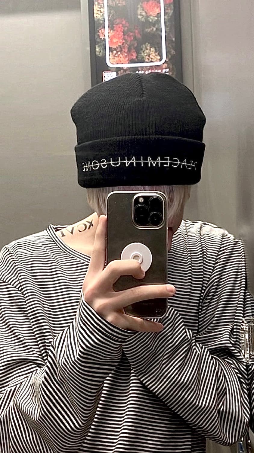 피마원 초판 비니 블랙 상품이미지8