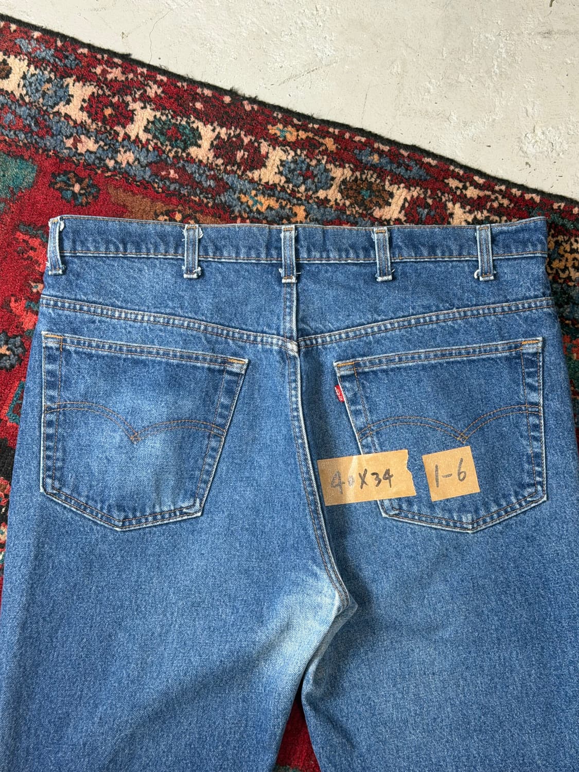 80's USA 빈티지 리바이스 517 오렌지탭 부츠컷 상품이미지6