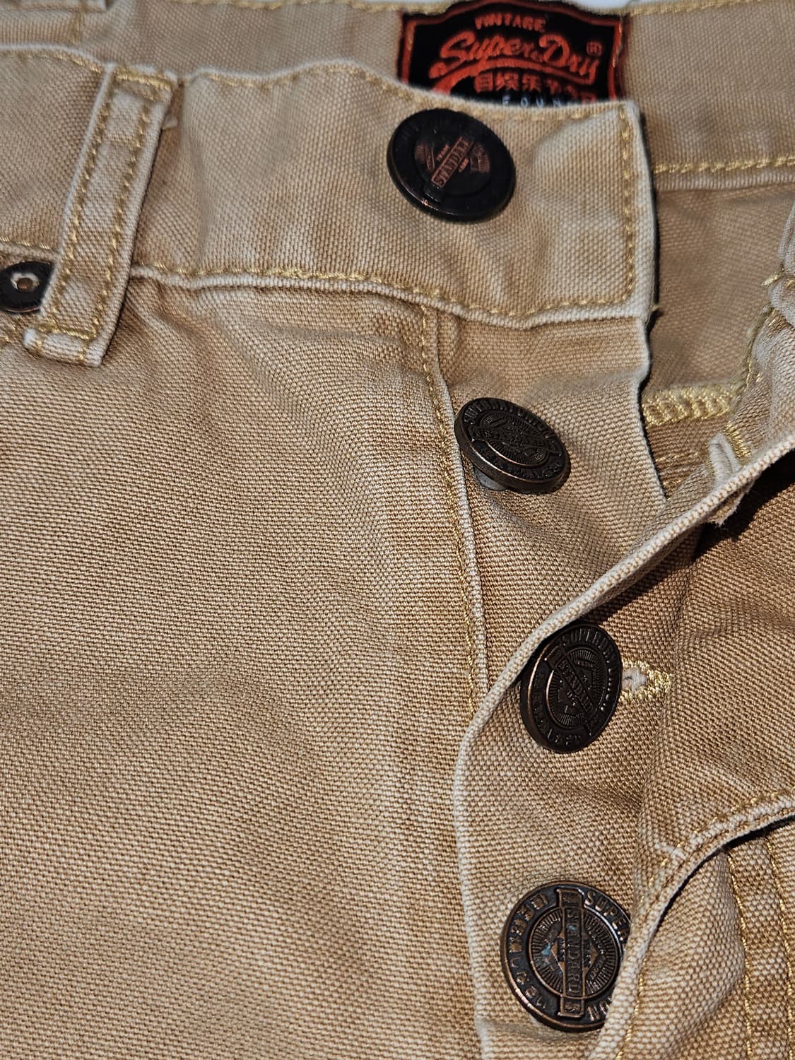 수퍼드라이 슈퍼드라이 빈티지시리즈 버클 워크팬츠 코튼 데님 30 상품이미지4