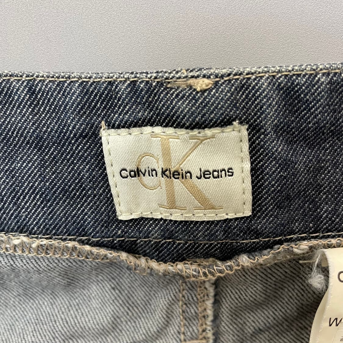 (26) 캘빈클라인 진스 생지 데님 미디스커트 상품이미지5