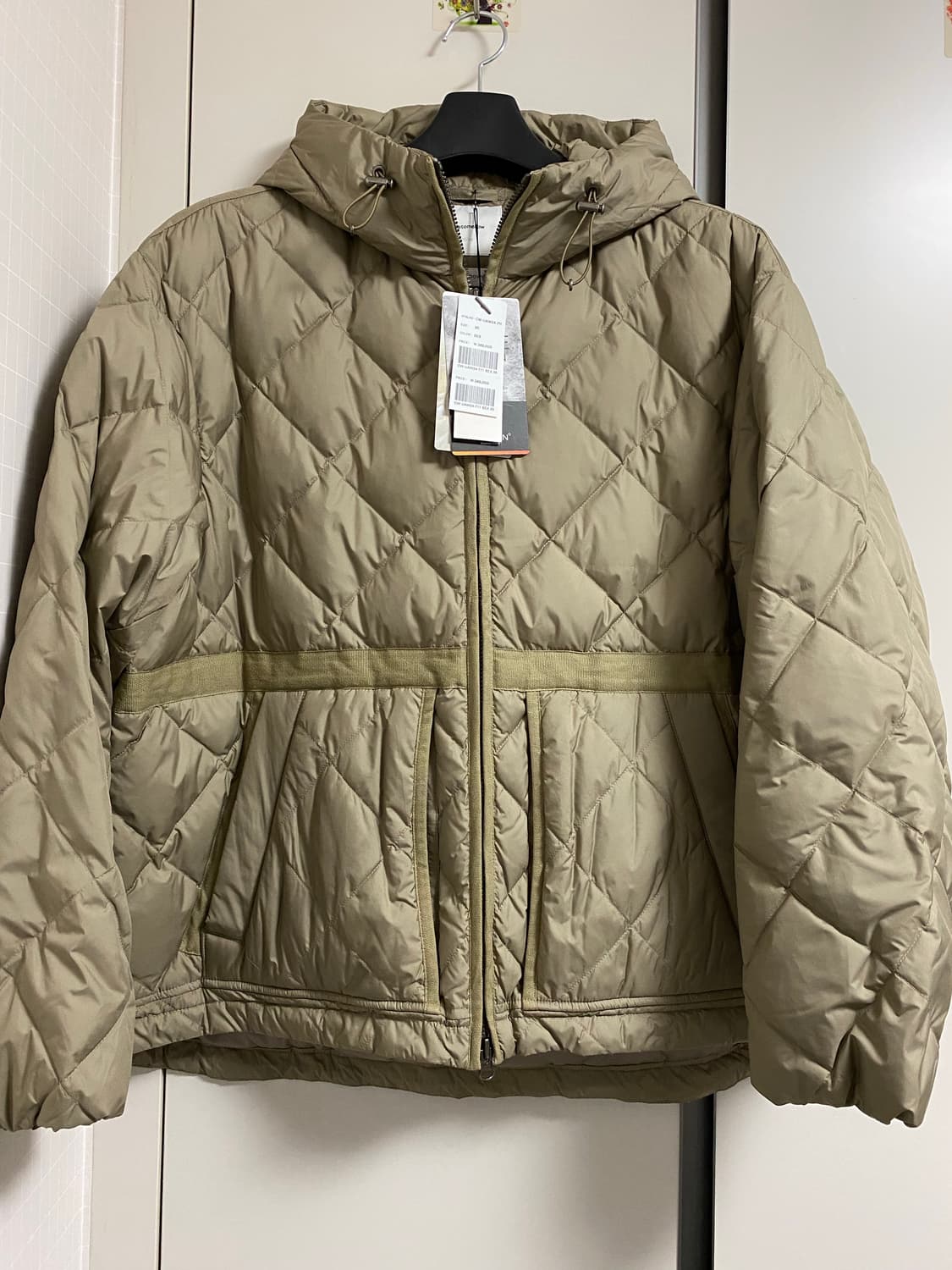 새상품) 코오롱 커스텀멜로우 퀼트 후드 구스패딩 오버핏 상품이미지2