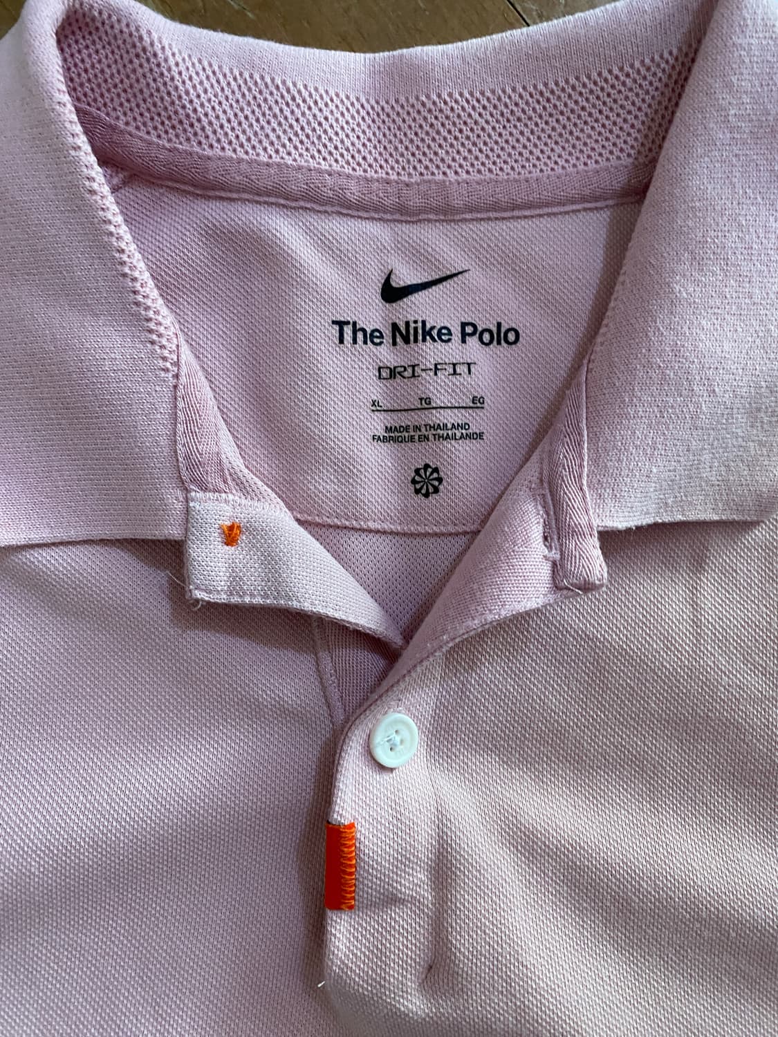 나이키 드라이핏 핑크 폴로 XL (105) 상품이미지2