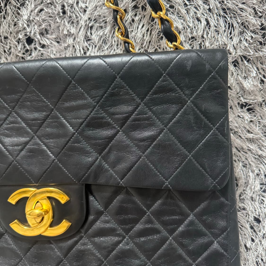 샤넬 클래식 빈티지 점보백 상품이미지4