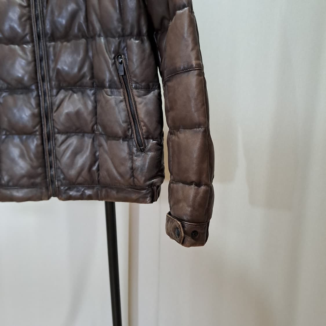 (택포) 마시모두띠 리버서블 양가죽 후드 자켓 95 B678 상품이미지4