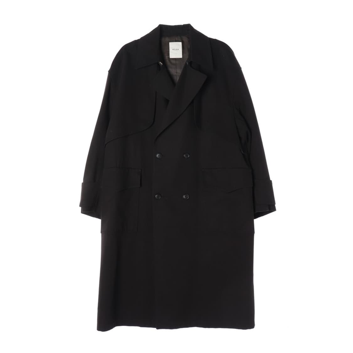 벨리에 미니멀 오버핏 더블 트렌치코트 L 상품이미지1