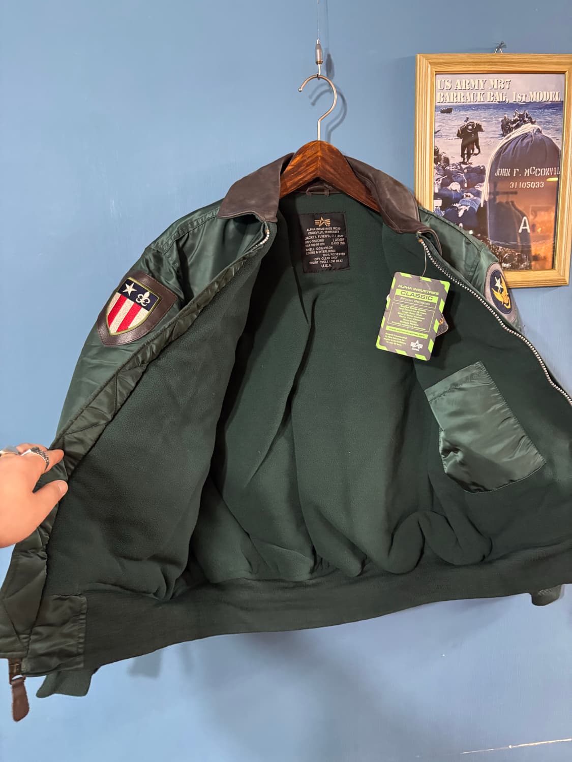 90‘s Alpha Industries FLT - 45p Flyer’s  상품이미지5