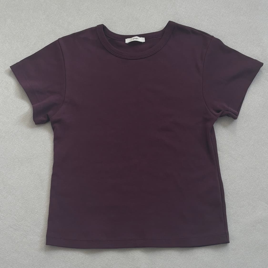 포도색 반팔티 상품이미지1