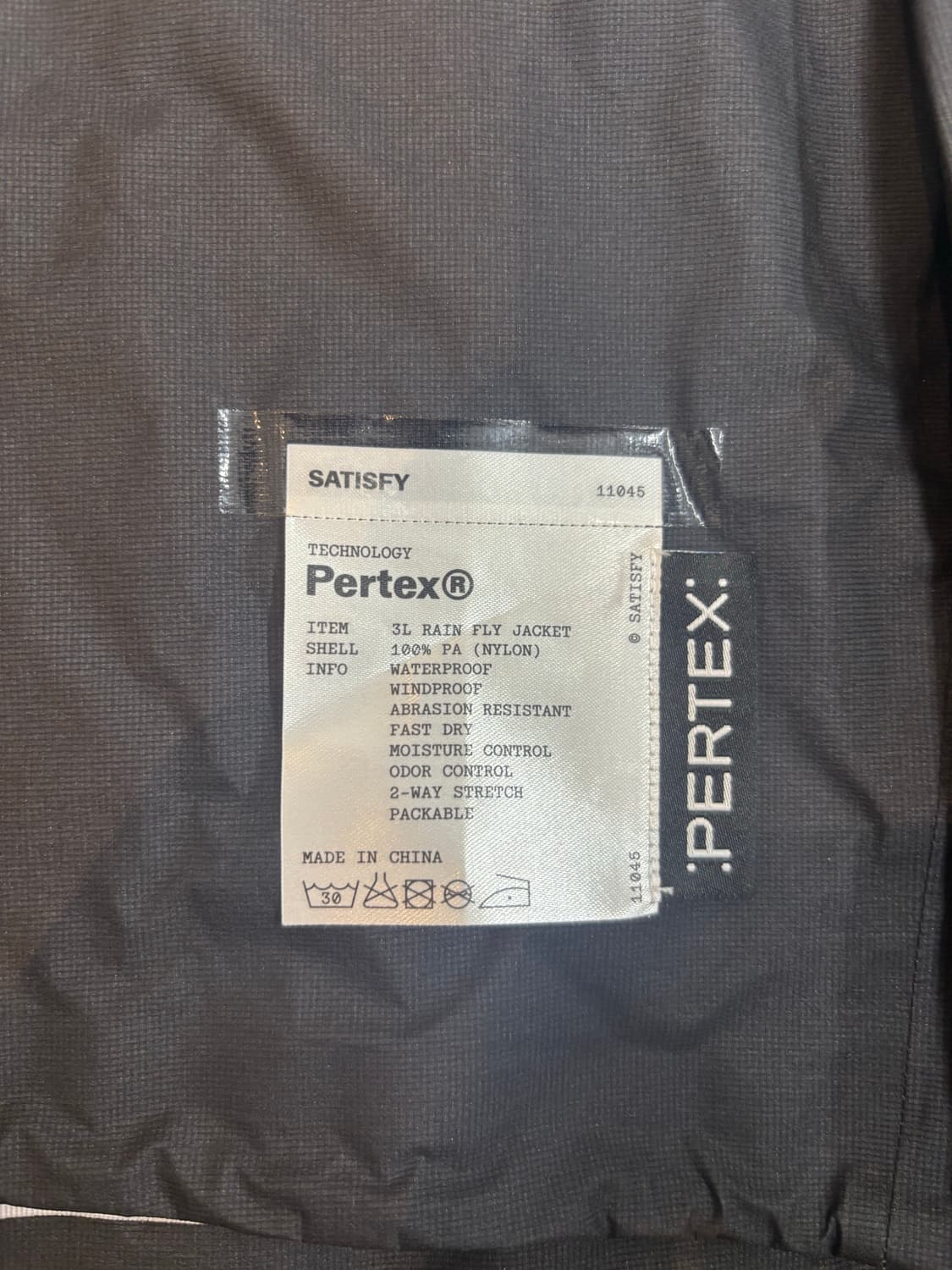 [새상품] Satisfy Pertex 3L Rain Fly Jacket 상품이미지3