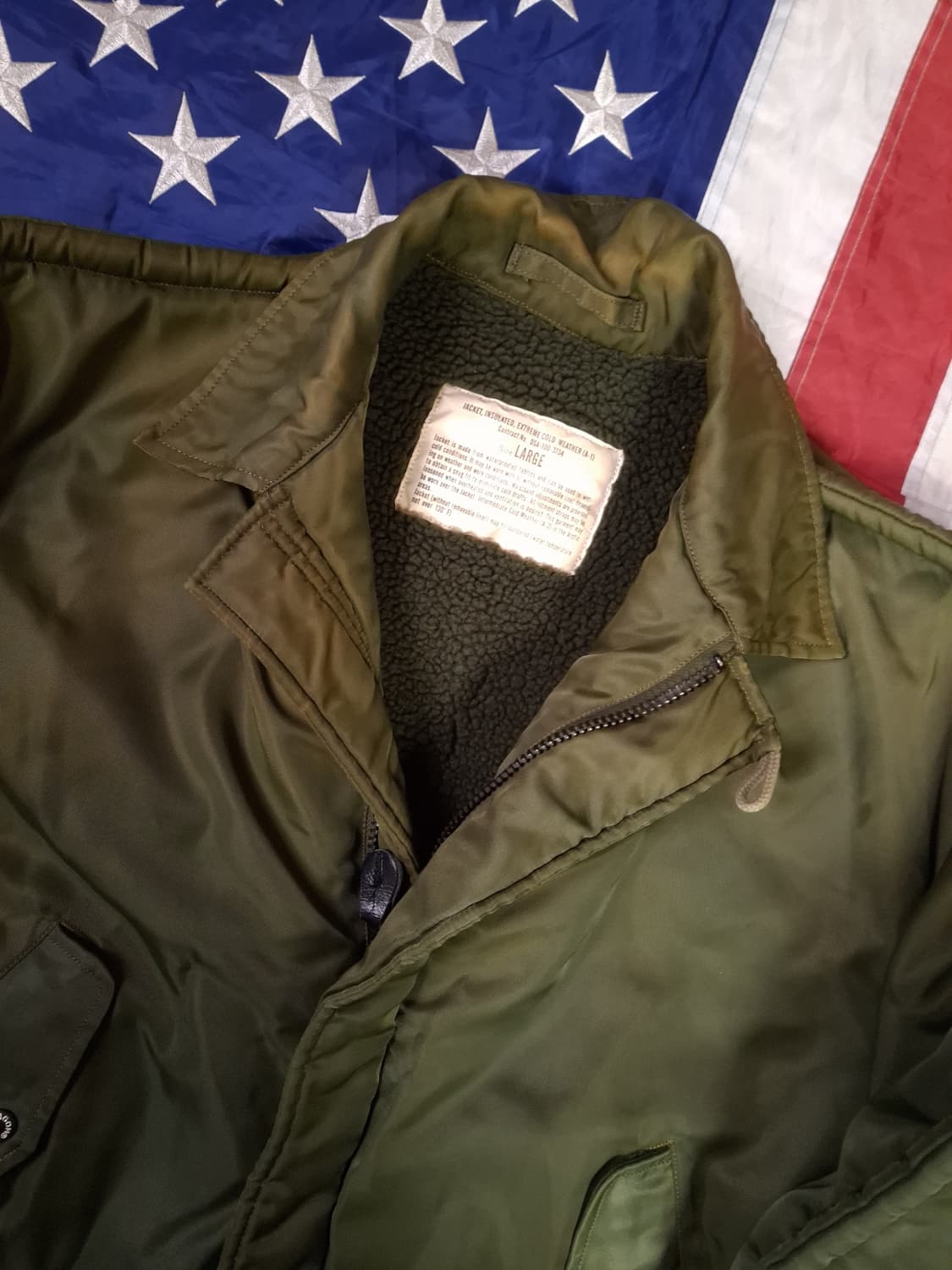 90's 빈티지 미해군 복각 A-1 덱자켓 상품이미지2