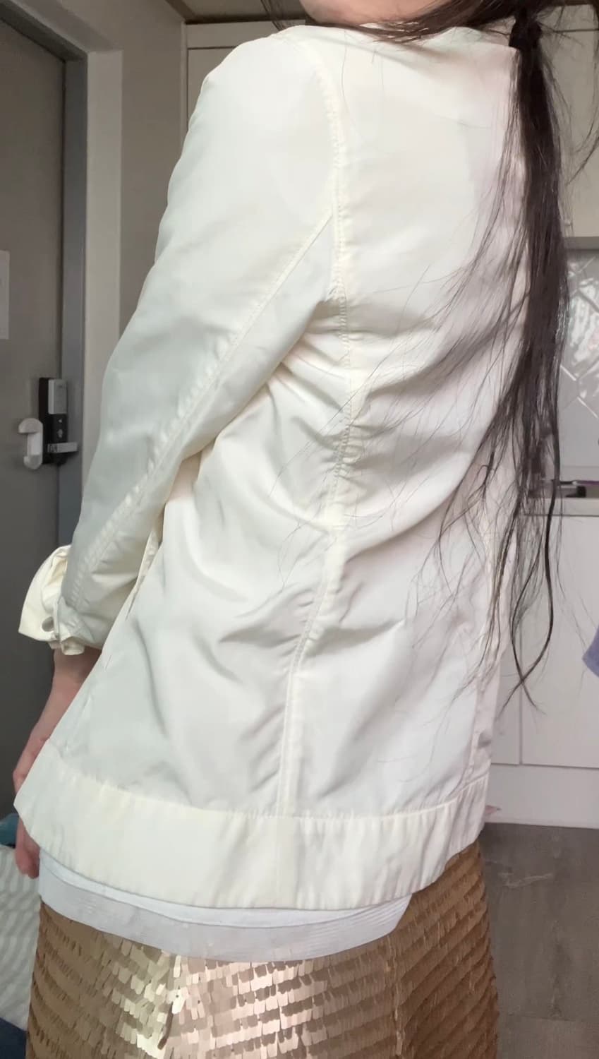 SYSTEM cream nylon jacket 상품이미지4