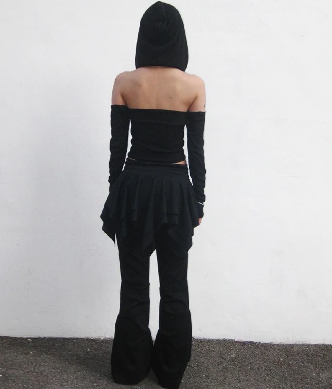 Pintuck boots cut training pants 상품이미지4