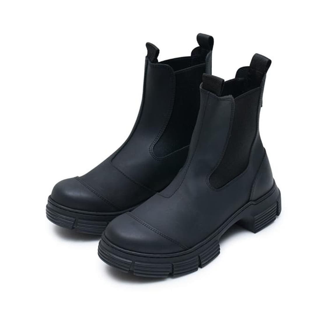 GANNI 리사이클 러버 첼시 앵클 부츠 S2174 상품이미지1