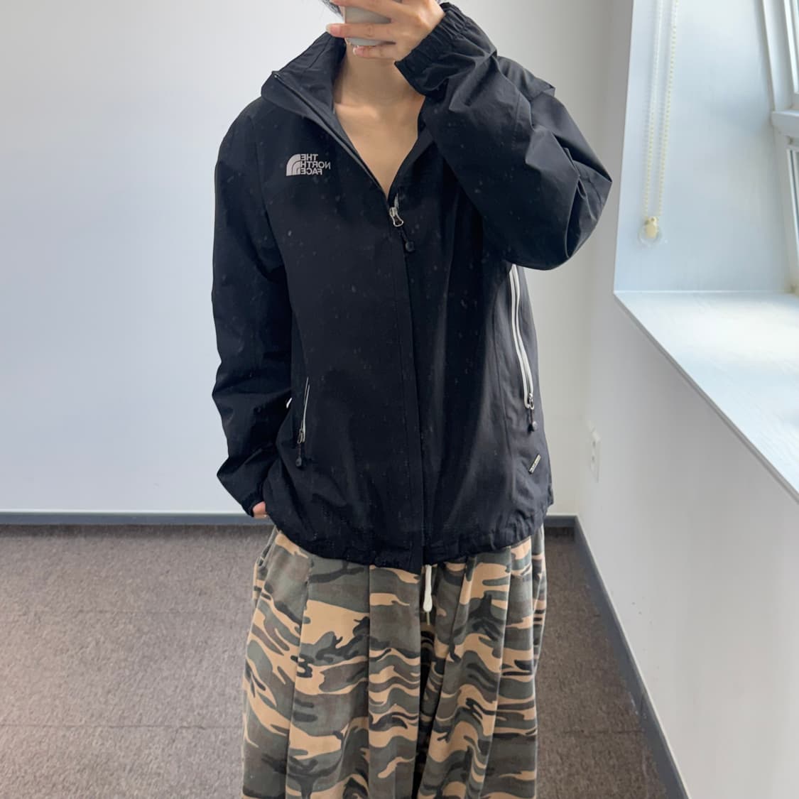 The north face 노스페이스 블랙 고어텍스 자켓  상품이미지1