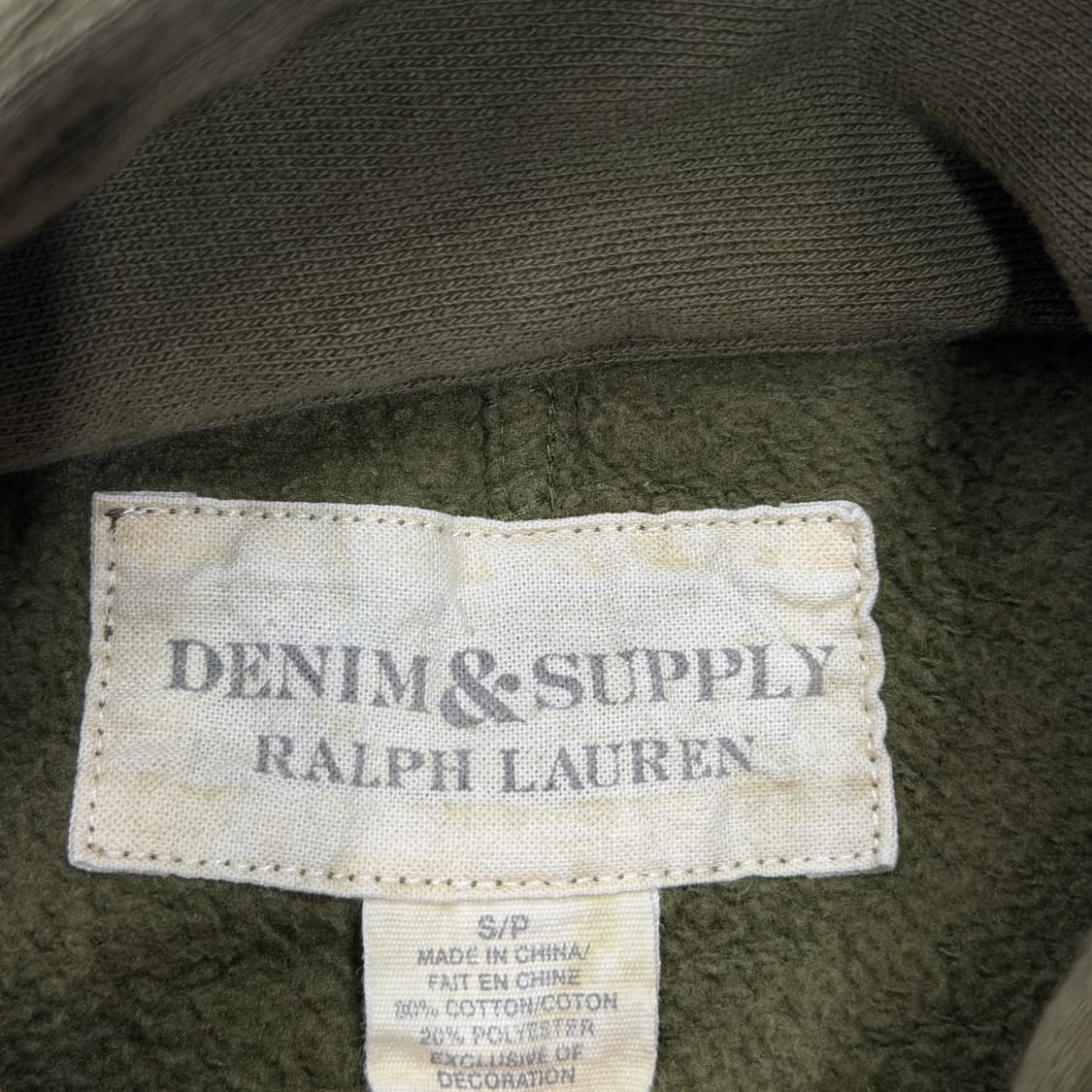 데님앤서플라이 랄프로렌 성조기 야상자켓 카키 S 상품이미지4