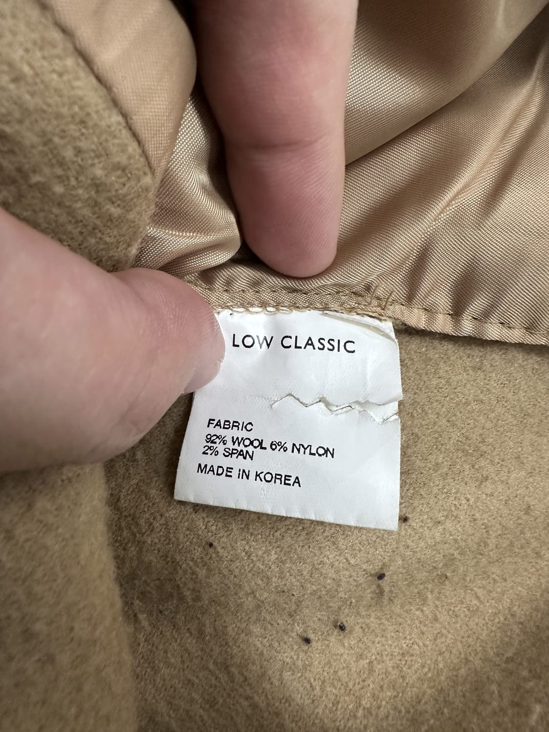 로우클래식 더플 코트 상품이미지5