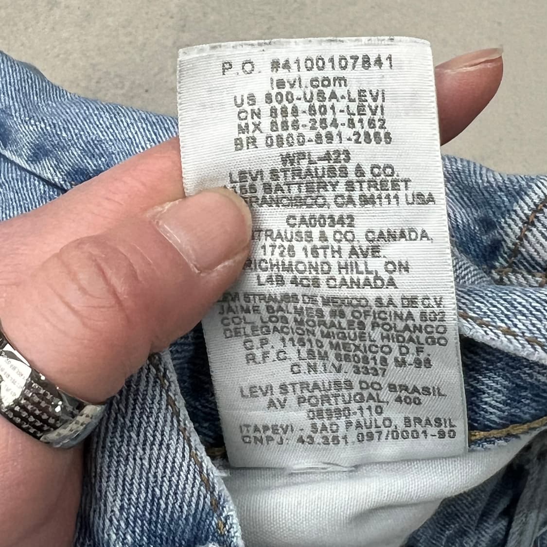 리바이스 505 데님팬츠 s09496 상품이미지8