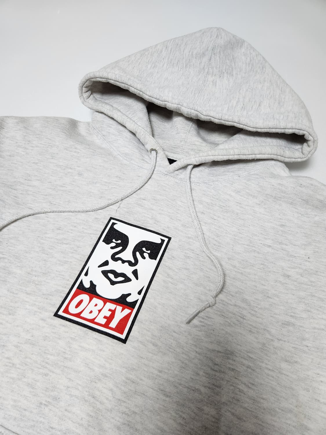 오베이 페이스 로고 오버핏 후드티 L 상품이미지4