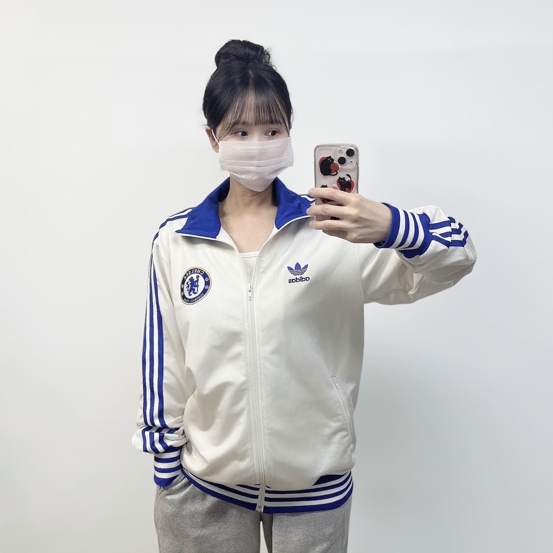아디다스 첼시 트랙탑 져지 화이트 블루 대장급 상품이미지1