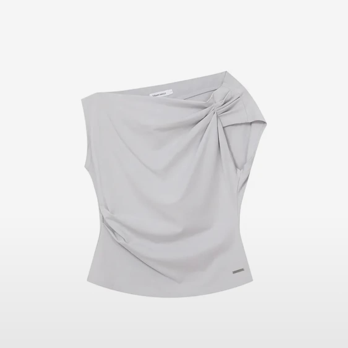 Slanted sleeveless top GREY 1사이즈 상품이미지2