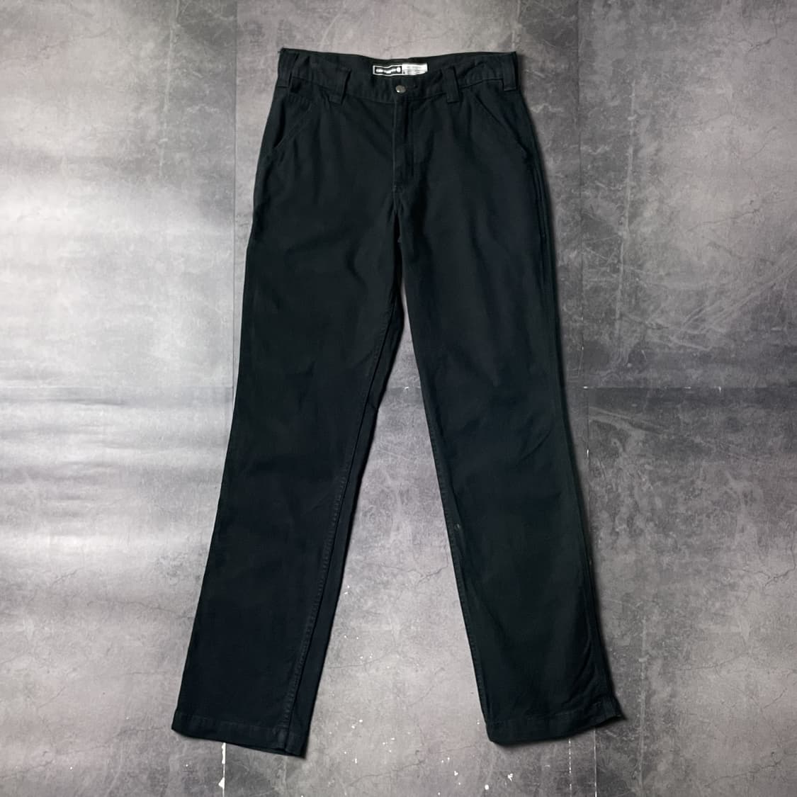 CARHARTT 칼하트 빈티지 블랙 릴렉스드핏 워크 팬츠 A00906 상품이미지1