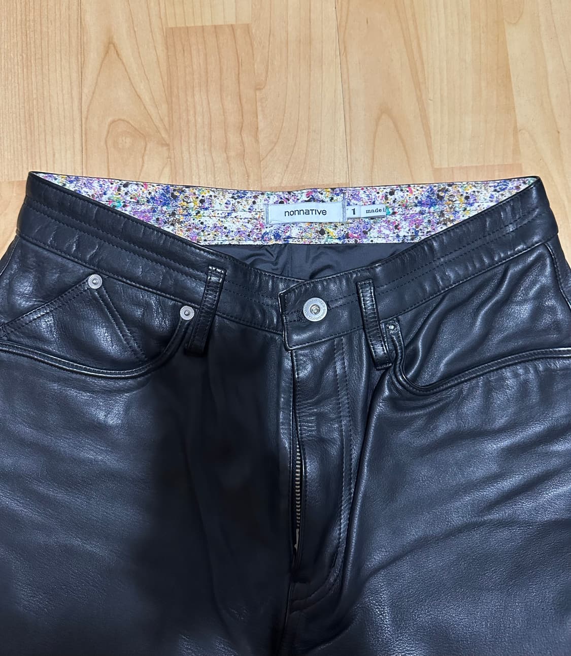 Nonnative Cow Leather Pants 상품이미지4
