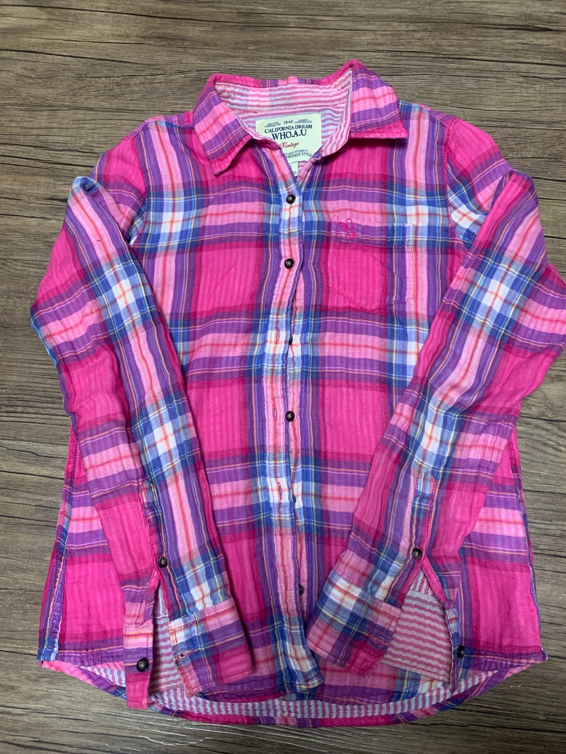 WHO.A.U 여성 셔츠 S 후아유 빈티지 상품이미지3