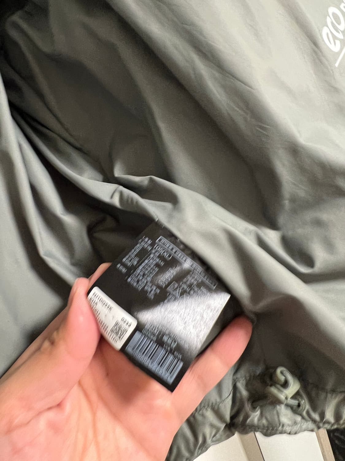 XL,카키) 노스페이스 화이트라벨 웨이브 RDS 다운 자켓 상품이미지5