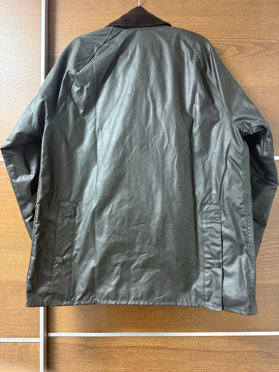 (최신형탭, 미착용 새제품) 바버 비데일 자켓 세이지 38 상품이미지2