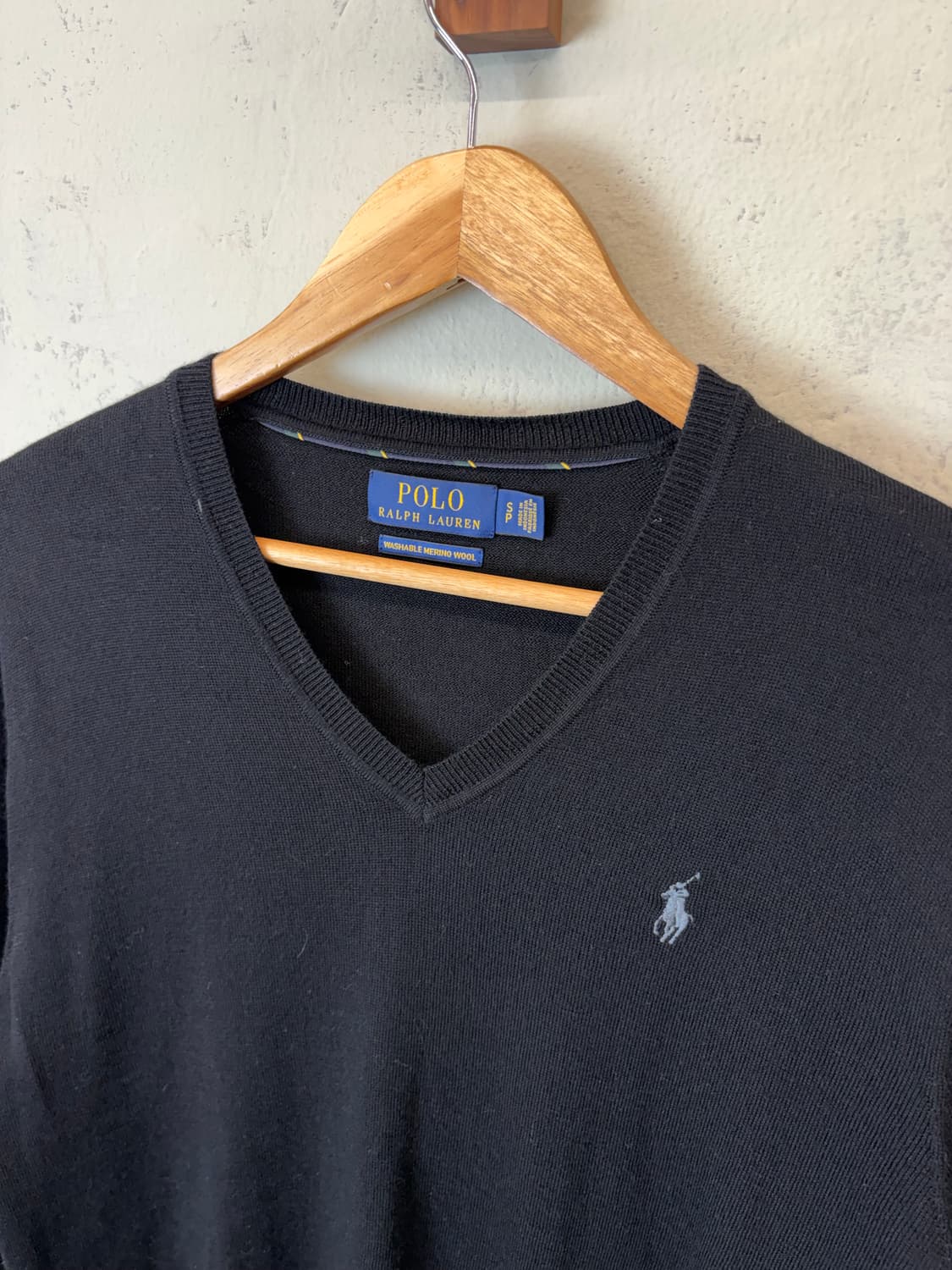 폴로랄프로렌 워셔블 메리노울 니트 블랙 상품이미지4