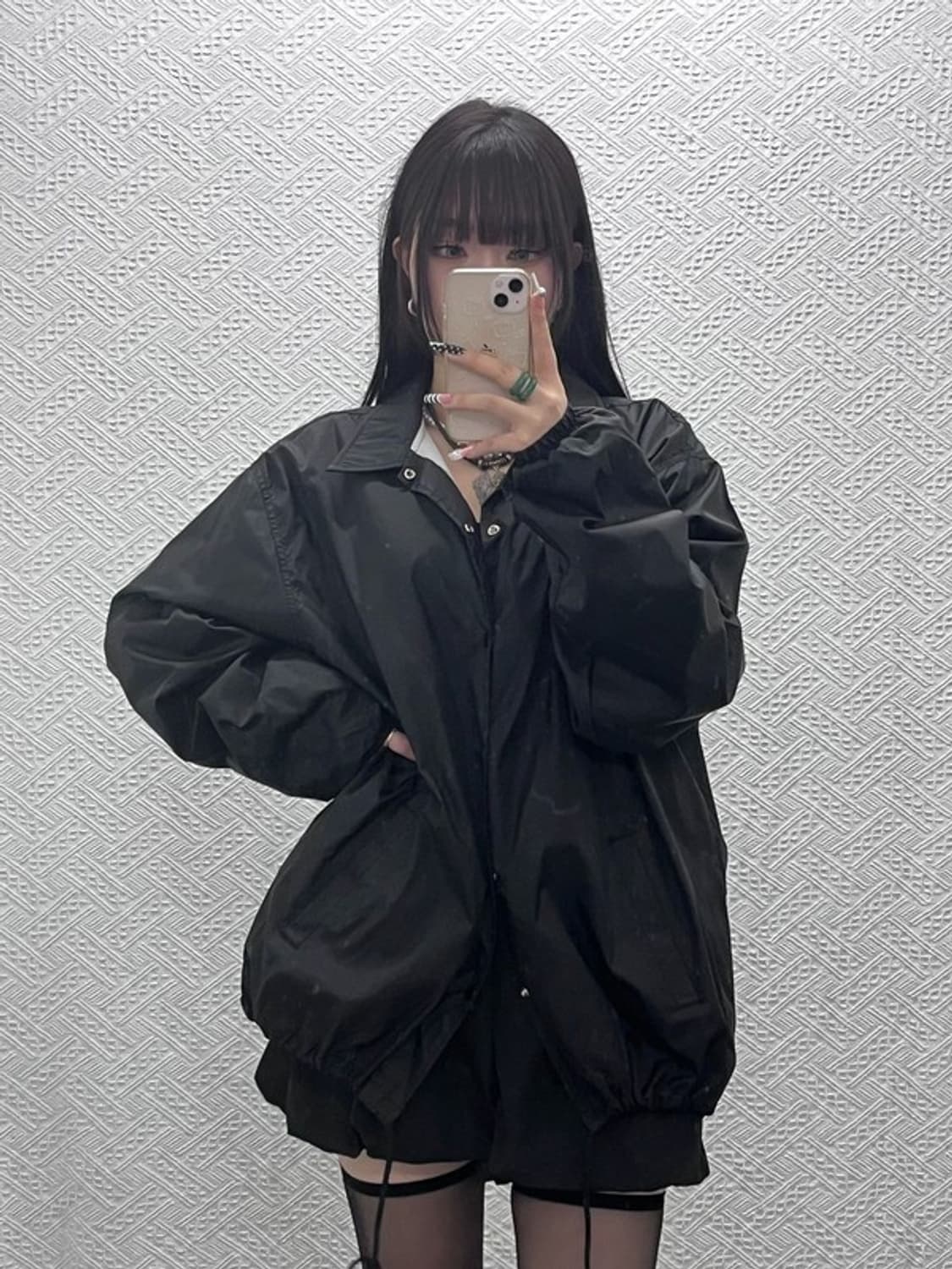 꼼데가르송 스트릿 펑크 빅로고 바람막이 코치 자켓 XL C10390 상품이미지2