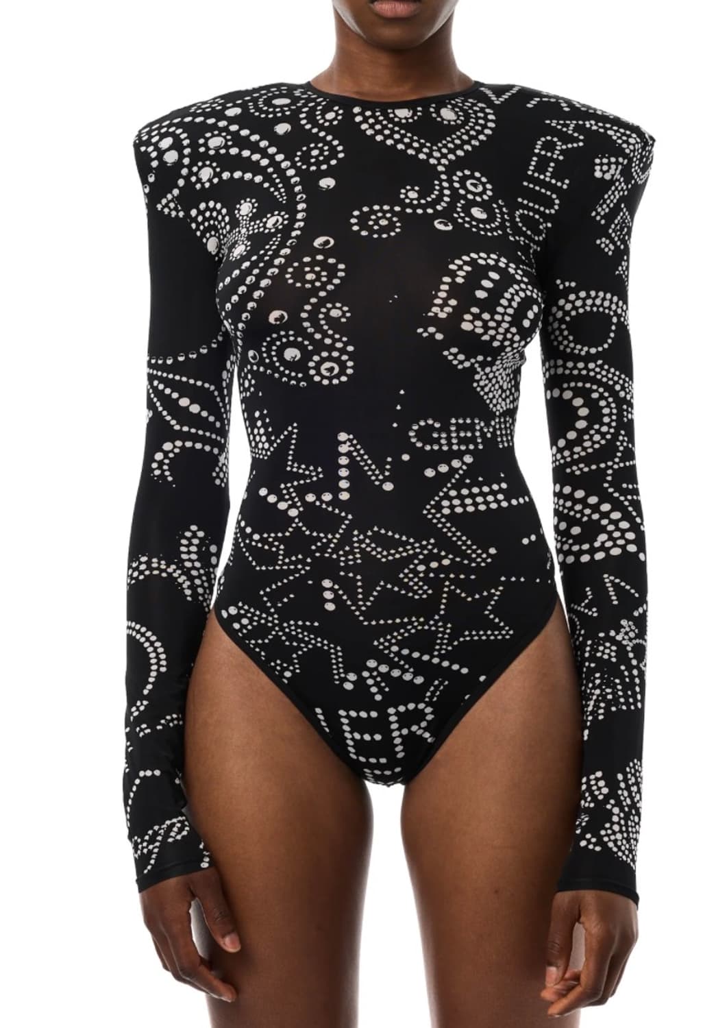 VAQUERA 숄더패드 바디수트 탑 상품이미지1