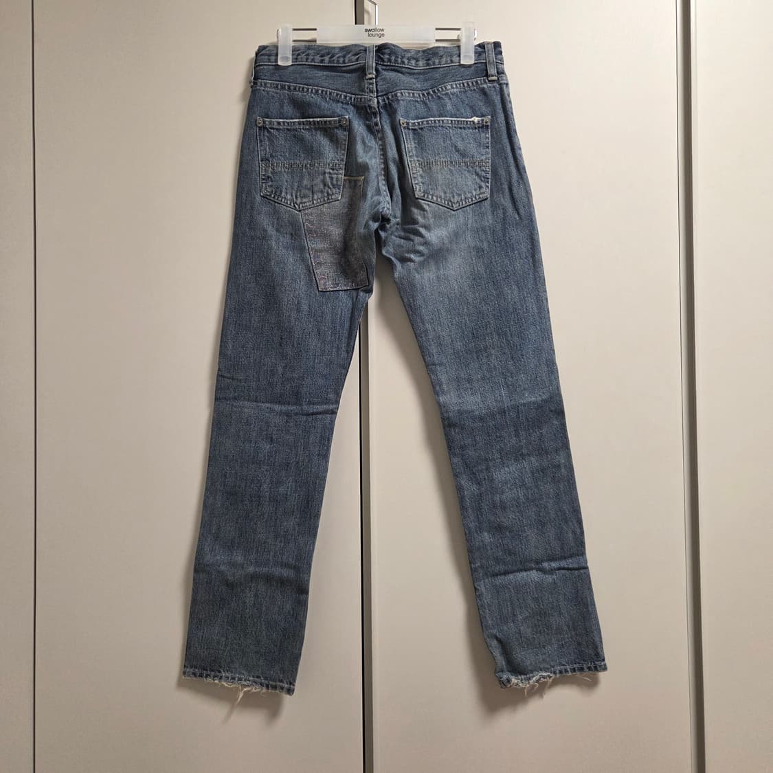 Heather 재팬 패치워크 스트레이트 데님팬츠 28-29 상품이미지7