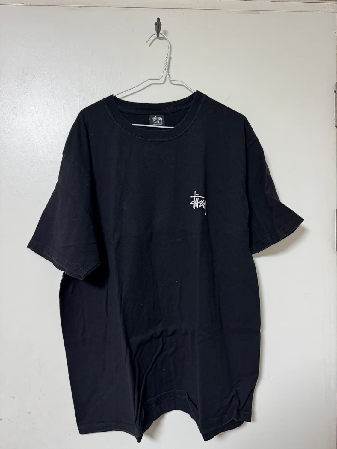 [L] 스투시 베이직 티셔츠 반팔티 블랙 상품이미지1