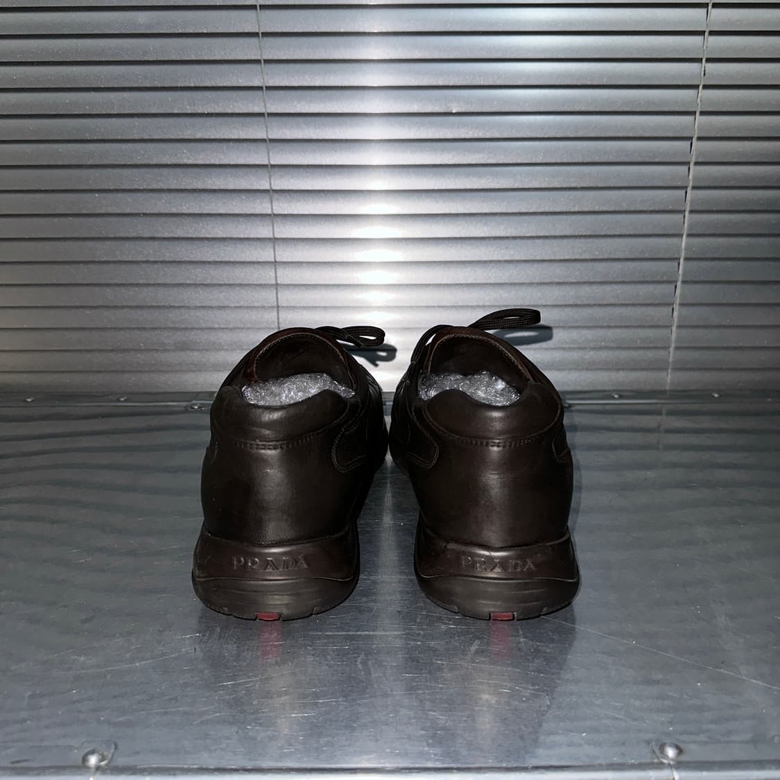 00s 빈티지 프라다 스포츠 플랫폼 가죽 스니커즈 상품이미지5