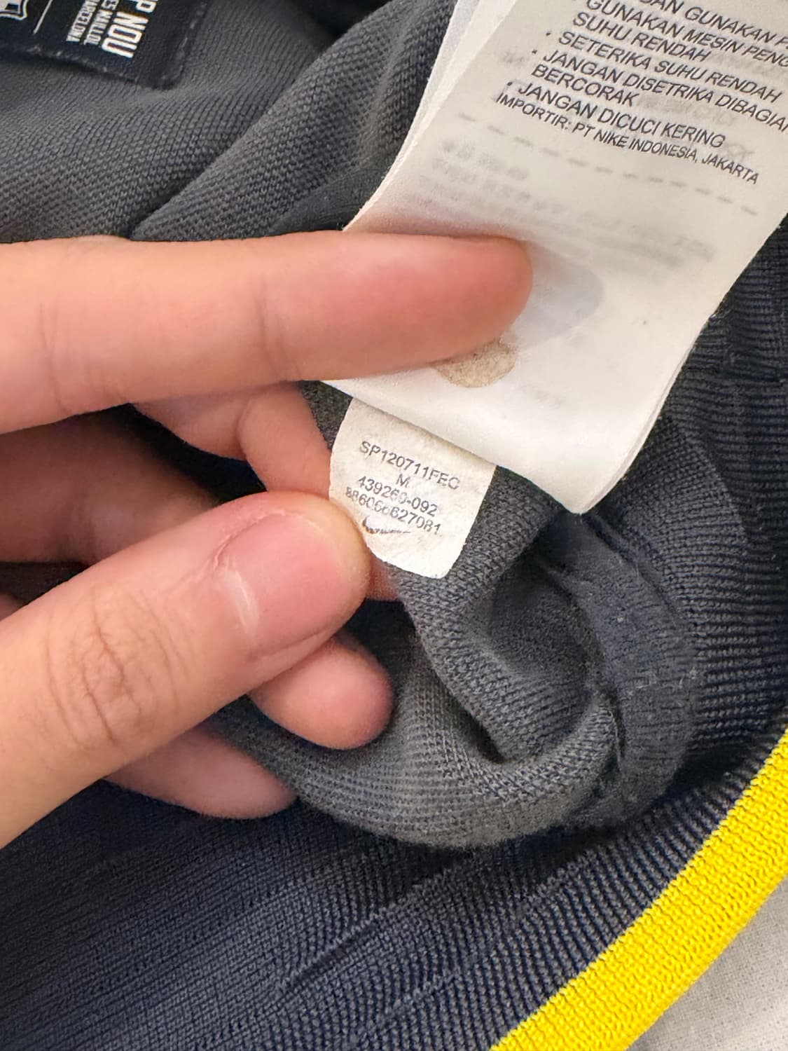 나이키 11-12 바르셀로나 대장급 져지 그레이 상품이미지6