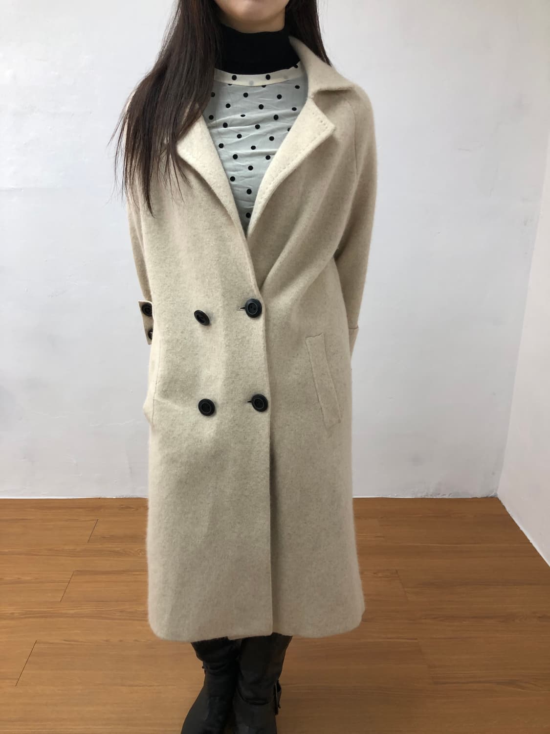 빈티지 캐시미어 더블코트 상품이미지3