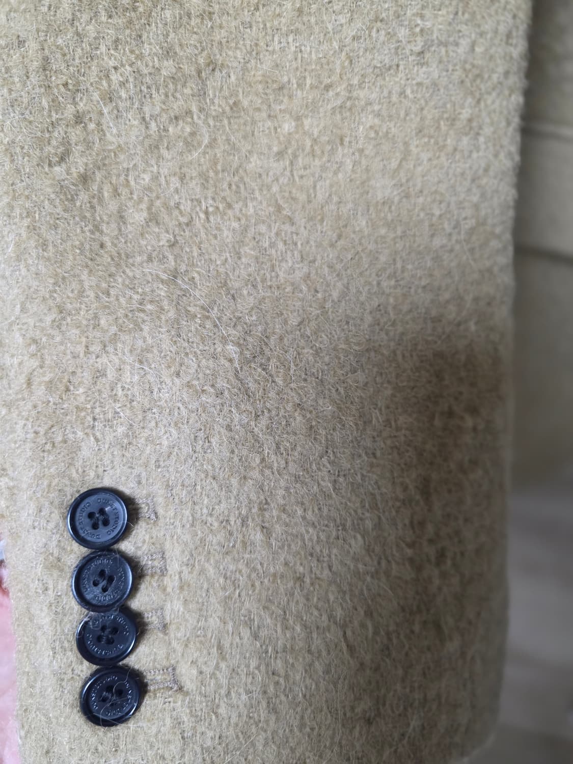 던스트 부클 2WAY 울 코트 카멜 M 상품이미지6