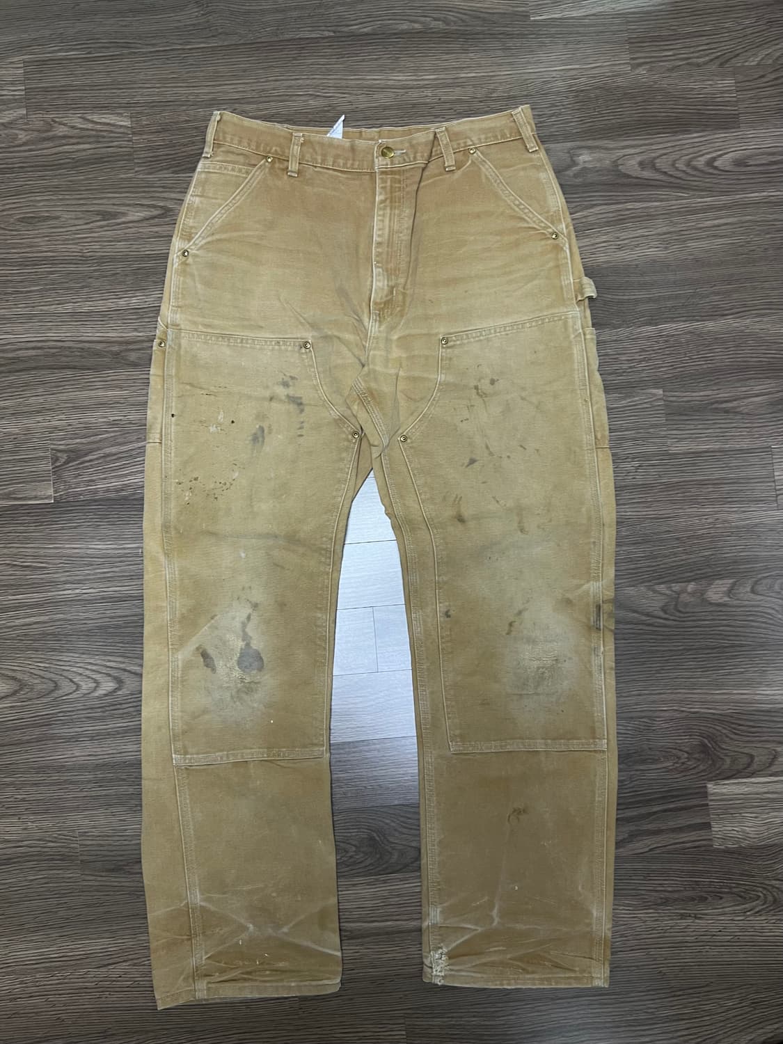 USA made 90s 칼하트 더블니 싱글니 카펜터 세인트미카엘 뤡코즈 상품이미지1