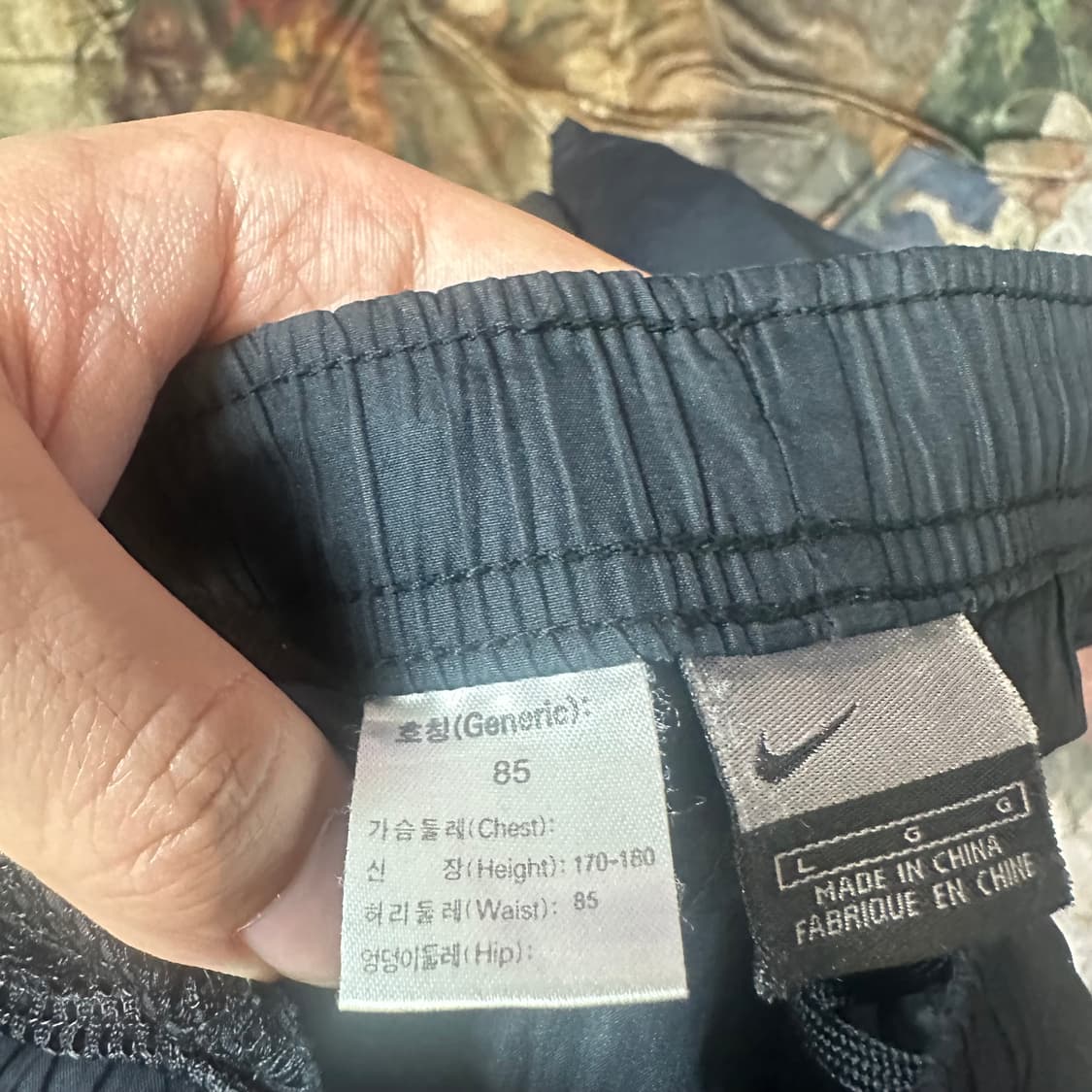 나이키 빈티지 올드스쿨 블랙스우시트랙팬츠 L 상품이미지4