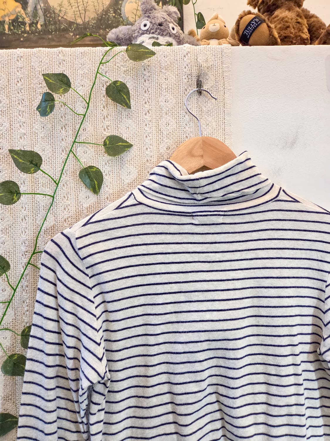 sm2 스트라이프 목폴라 슬리브 상품이미지5