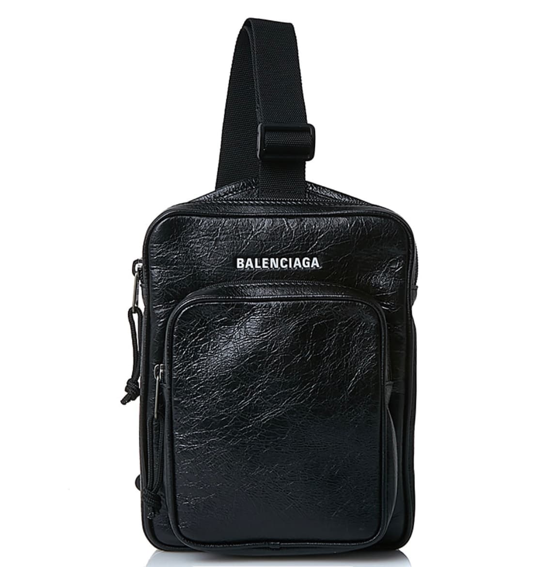 발렌시아가 블랙 레더 크로스백 상품이미지1