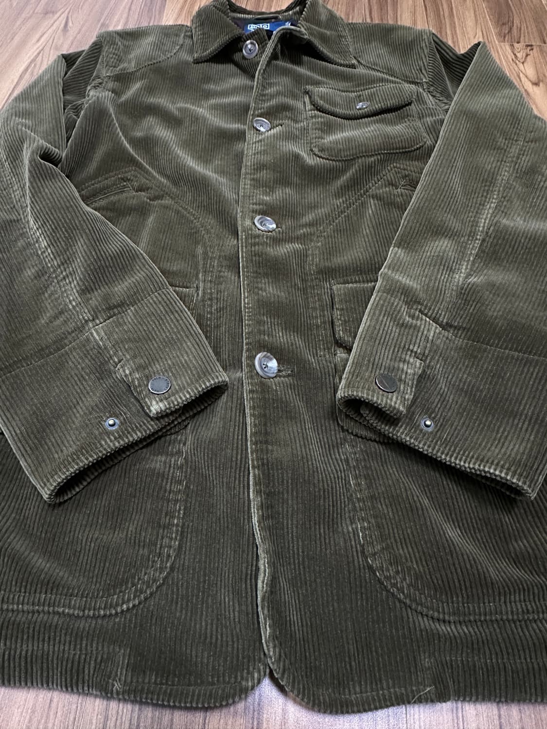 폴로 랄프로렌 코듀로이 헌팅 코트 S 상품이미지5