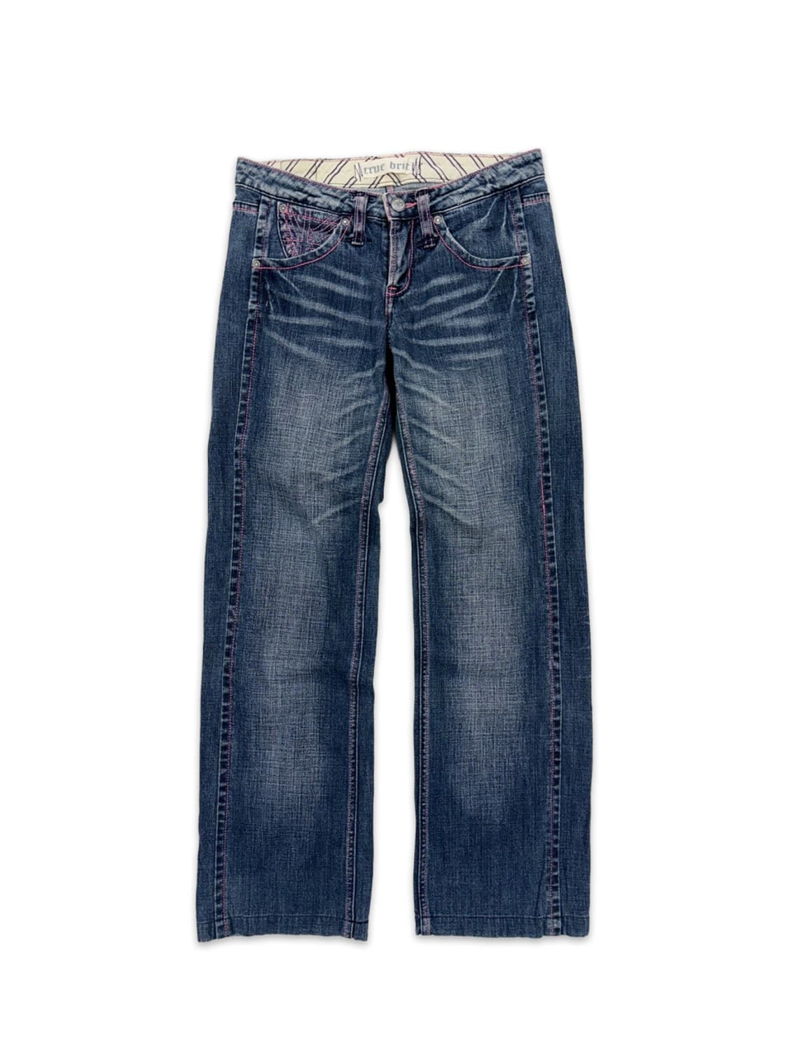 빈티지 true brit 로우라이즈 와이드 팬츠 상품이미지1