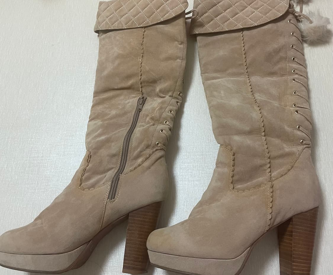 (교환) 리즈리사 라떼갸루 폼폼이 니하이부츠 롱부츠 L 상품이미지7