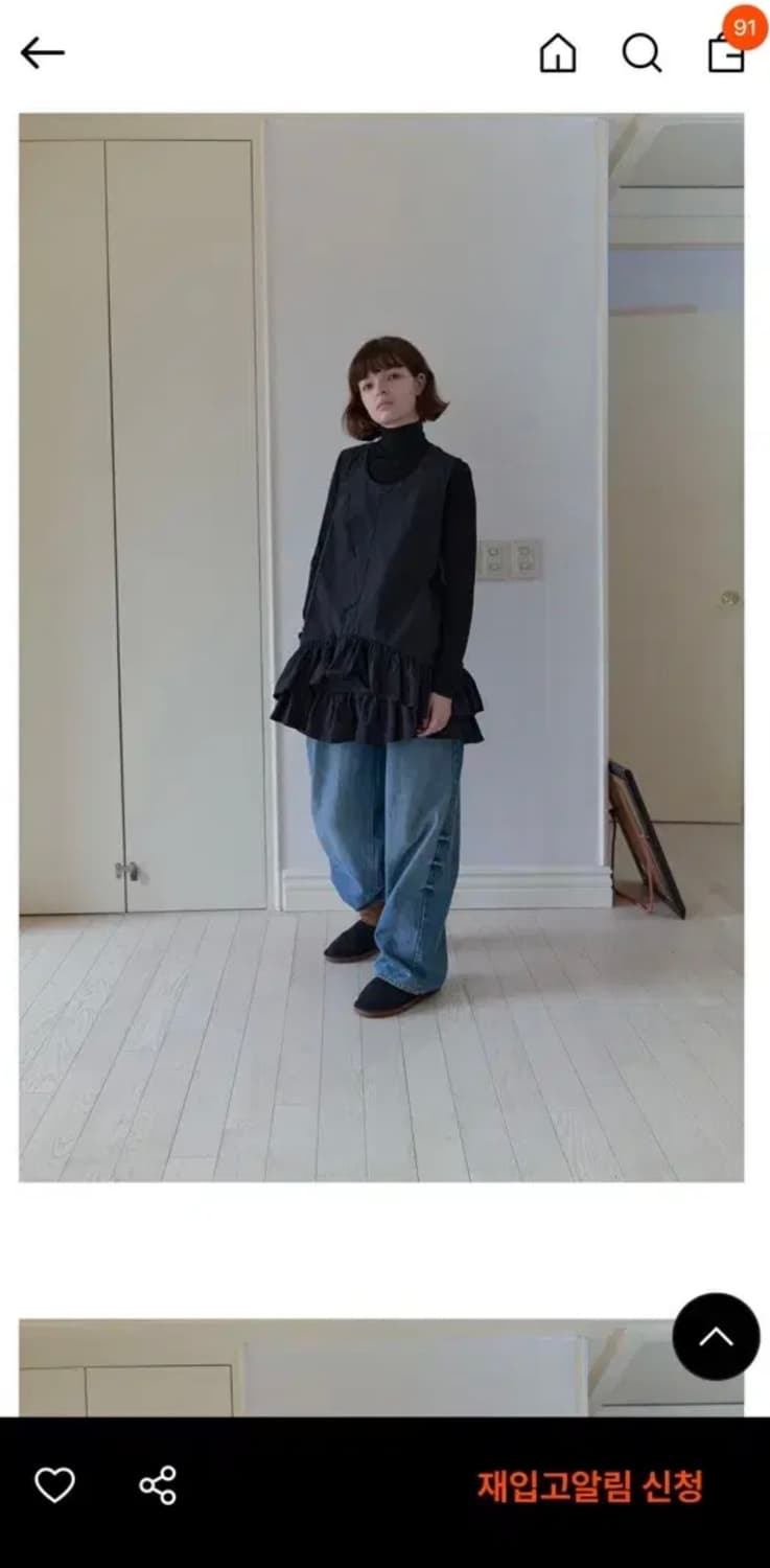 노컨텐츠 셔링 레이어드 원피스 상품이미지3