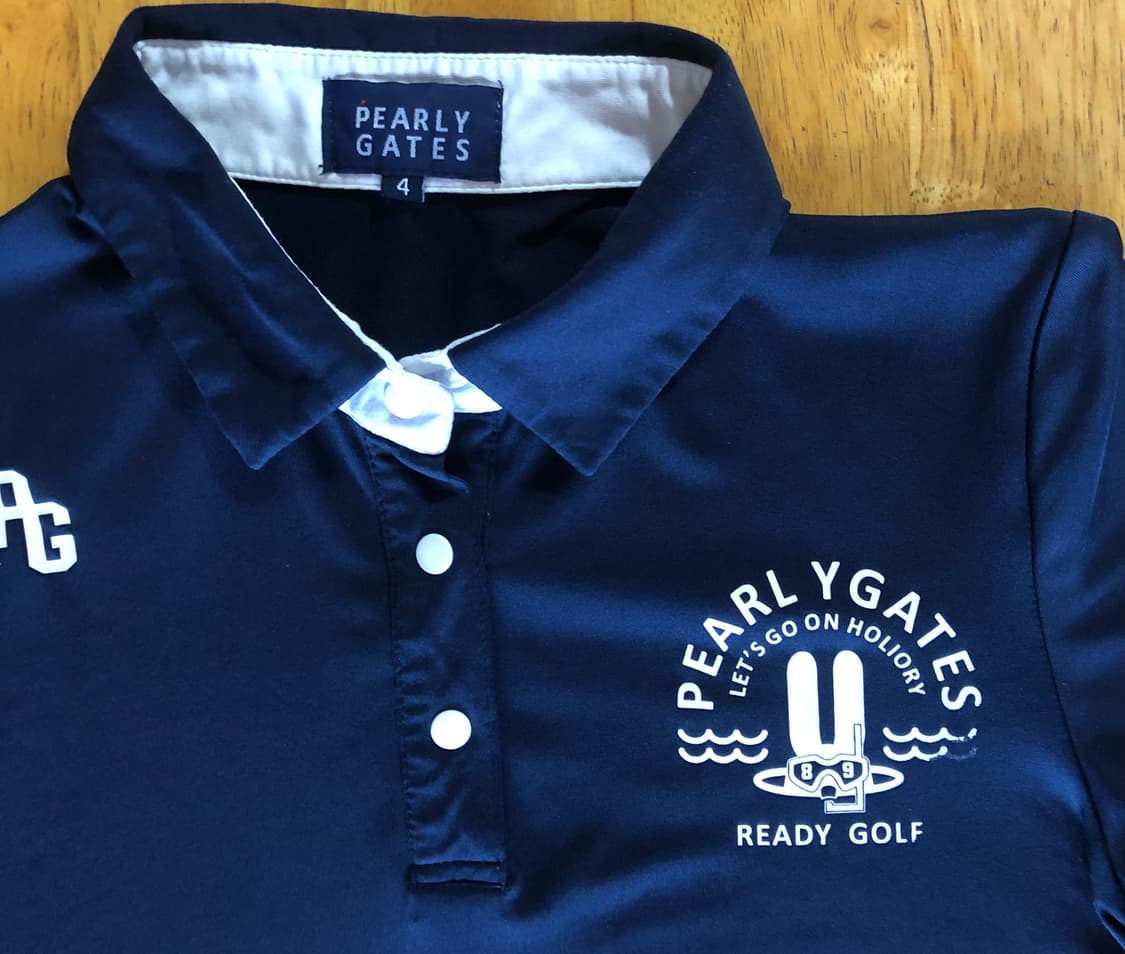 PEARLY GATES 네이비 골프 반팔 티셔츠 4 상품이미지2