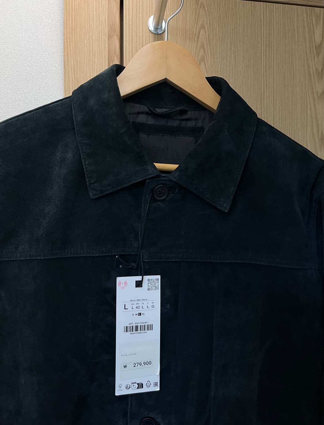 자라 리얼 스웨이드 가죽자켓 상품이미지7