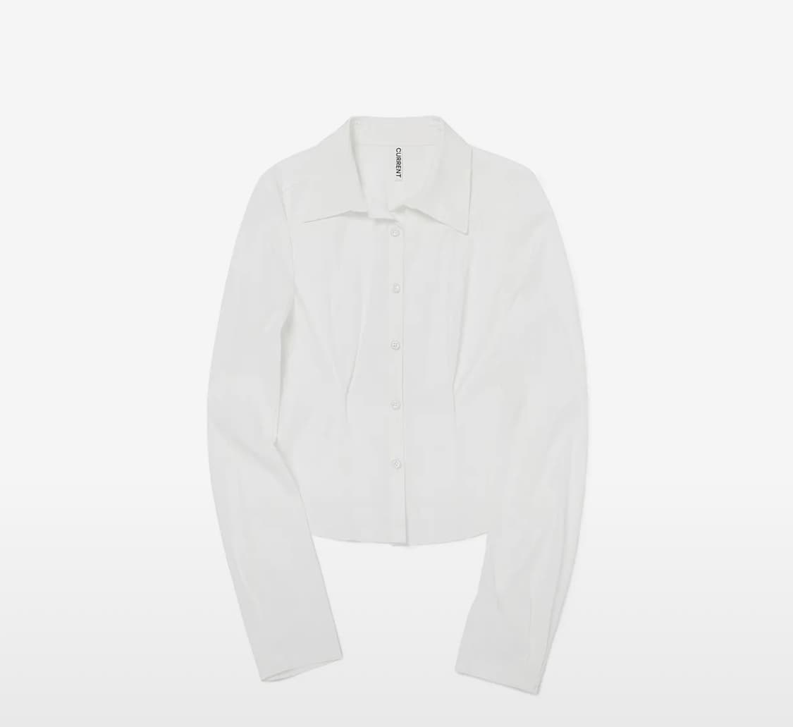 커렌트 핀턱 디테일 셔츠 상품이미지2