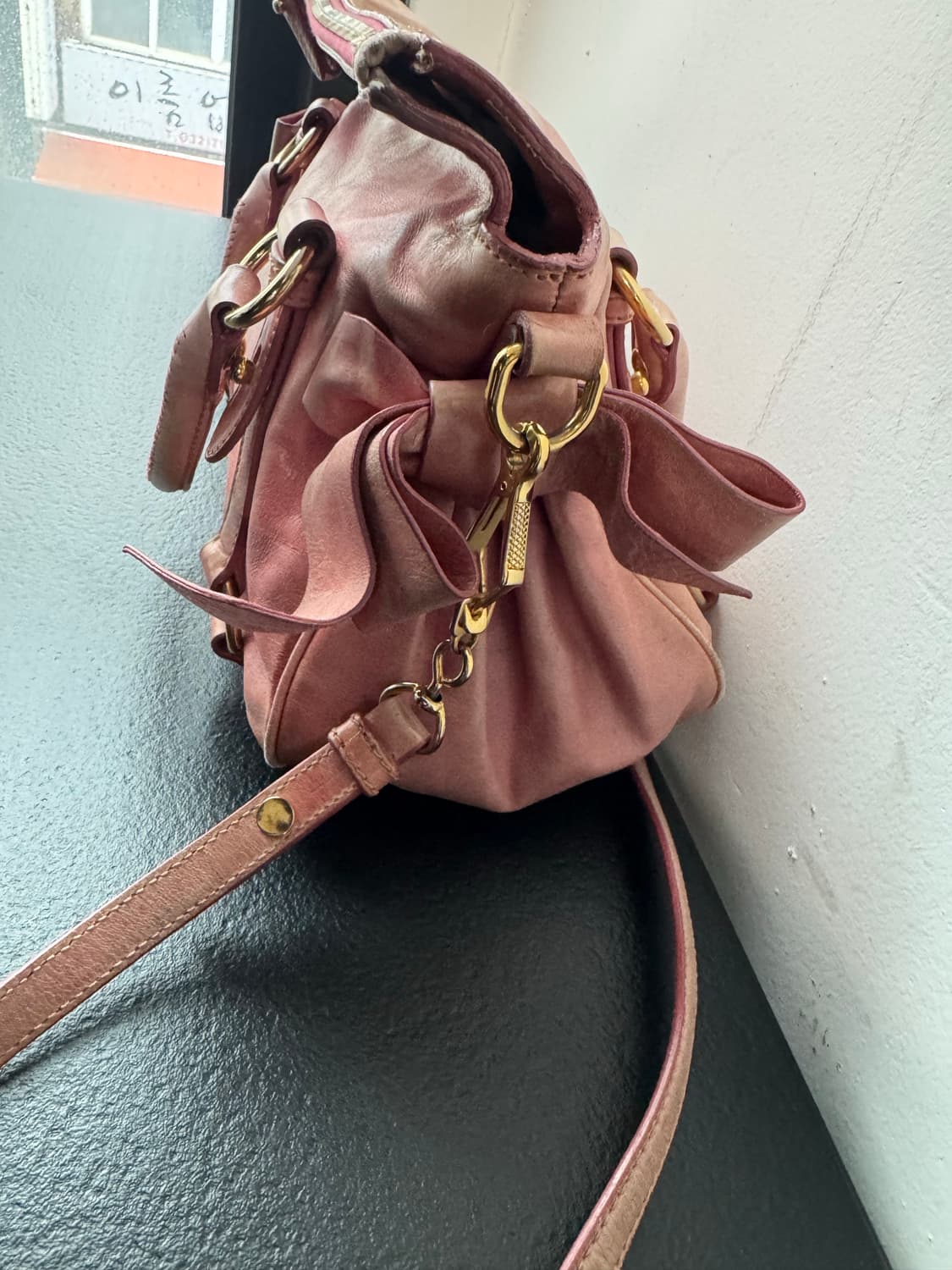 미우미우 비텔로 럭스 사첼 2way백(정품) 상품이미지3